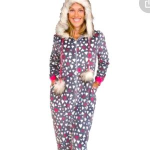 Warm Up in This Cute Ladies Onsie